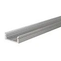U-profiel AU-01-12, 12-13,3 mm plat, zilver geanodiseerd