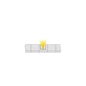 Deko-Light AU-02-10, high U-profile for 10 - 11,3 mm LED stripes, 100cm, anodized aluminum