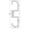 Deko-Light Sokkelprofiel AM-02-10, zilver mat