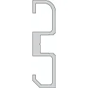 Deko-Light Sokkelprofiel AM-02-10, zilver mat