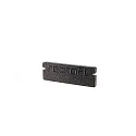 Endcaps P-AU-01-15, 21 mm, 2 items, black