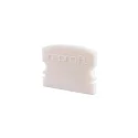 Endcaps f-AU-02-15, 21 mm, 2 items, white