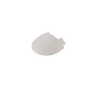 Eindkap AM-01-10 2 stuks, wit
