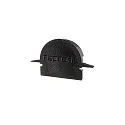 Endcaps R-ET-01-12, 27 mm, 2 items, black