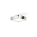 Plafondarmatuur CUT 18 N LED IP 44, chroom dimbaar