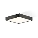 Plafondarmatuur CUT 30 N IP44, zwart mat dimbaar