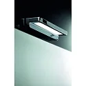 LED Wall luminaire FORM 34 LED, 16W, 2700K, 2440lm, IP44, chrome