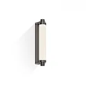 Wandarmatuur VIENNA 40 IP44, mat, zilver dimbaar