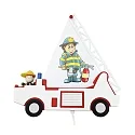 Wandarmatuur FEUERWEHRAUTO MIT FRED 1-vlams E14 IP20, rood, wit