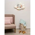 Elobra LED Picture cloud LITTLE INDIANS, 5x E14, 40 LED, mint