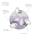 Elobra Rondell SCANDI SAVANNE, 3x E14, orange