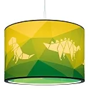 Elobra Pendelarmatuur DINOS 25/40 E27, groen