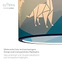 Elobra Pendelarmatuur DINOS 25/40 E27, groen