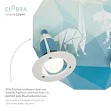 Elobra Plafondarmatuur DINOS 3-vlams E14, blauw