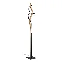 Elobra Staande lamp ARGENTINA, eiken, metaal dimbaar