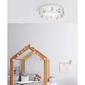 Elobra Plafondarmatuur EINHORN BABSY STARLIGHT IP20, roze
