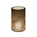 Elobra table lamp JURASSIC IP20, multicolour dimmable