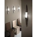 Fabas Luce Wandarmatuur VANITY E14 IP20, donkerbruin, roest dimbaar
