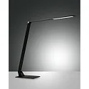 Bureau-armatuur WASP CCT Switch, met USB-Oplaadfunctie, met Touch-Dimmer IP20, zwart mat dimbaar