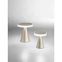 Fabas Luce Tafelarmatuur NEUTRA kort, dimbaar IP20, goud mat, gesatineerd dimbaar