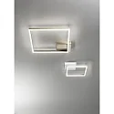 Fabas Luce Fabas Luce BARD LED Ceiling luminaire 15x15cm, gold matt