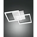 Fabas Luce BARD LED Ceiling luminaire 45x45cm, white