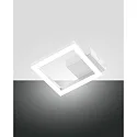 Wand- en plafondarmatuur BARD IP20, gesatineerd, wit dimbaar