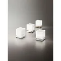 Tafelarmatuur BRENTA cubusvorm, met sensor, dimbaar IP20, chroom, wit dimbaar