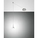 Pendelarmatuur ISABELLA 1-vlams IP20, aluminium, chroom, nikkel gesatineerd, gesatineerd dimbaar