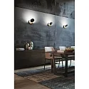 Fabas Luce Wandarmatuur ARA roteerbaar, kantelbaar IP20, goud, zwart dimbaar