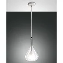 Pendelarmatuur LILA 1-vlams E27 IP20, transparant, wit dimbaar