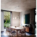 Fabas Luce Pendelarmatuur LILA 3-vlams E27 IP20, amber, rookkleuren, transparant dimbaar