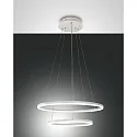 LED Pendant luminaire GIOTTO, 1x 52W, 3000K, 4680lm, IP20, white