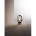 Fabas Luce Tafelarmatuur INFINITY met schakelaar E27 IP20, rookkleuren, zwart