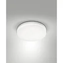 Fabas Luce LED Ceiling luminaire TRIGO, 1x 27W, 3000K, 2150lm, IP65, white, with motion detector