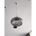 Pendelarmatuur ARABELLA kort IP20, zwart, wit dimbaar