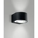 Wandarmatuur voor buitenshuis LAO up down, 2-vlams IP65, zwart 