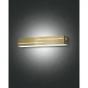 Wandarmatuur BANNY up down, hoekig IP20, messing, gesatineerd 