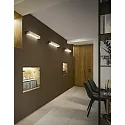Fabas Luce Wandarmatuur BANNY up down IP20, messing, gesatineerd dimbaar