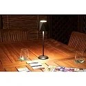 LED Battery table lamp KATY Outdoor luminaire, 3W, 3000K, 320lm, IP54, black