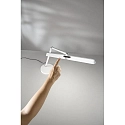 Fabas Luce Bureau-armatuur BEBA CCT Switch, instelbaar, met Touch-Dimmer IP20, zilver mat dimbaar