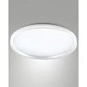 Plafondarmatuur ISY Ø 55CM CCT Switch, met sierring, met afstandhouder IP20, wit dimbaar