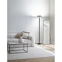 Fabas Luce Staande lamp FIZZ CCT Switch, direct / indirect, met aanraakdimmer IP20, antraciet dimbaar