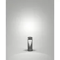 Lichtpaal TEO 30 IP65, metallic, zwart