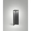 Fabas Luce solar bollard lamp FOLD with sensor IP54, dark grey