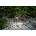 Fabas Luce solar bollard lamp FOLD with sensor IP54, dark grey