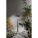 solar bollard lamp PALMER with sensor IP54, dark grey
