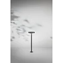 Fabas Luce Zonnebolderverlichting PALMER met sensor IP54, donkergrijs
