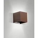 Wandarmatuur voor buitenshuis CUBA IP54, corten (staal)