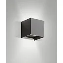 Wandarmatuur voor buitenshuis CUBA IP54, donkergrijs